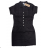 Denim Kurzarm Kleid Damen (s-xl) GOURD MA120GD6047-J 4XL schwarz