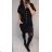 Denim Kurzarm Kleid Damen (s-xl) GOURD MA120GD6047-J 4XL schwarz