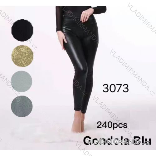 Lange Leggings DAMENLEDER (UNI S-M) ITALIENISCHE MODE IMM20FD3063