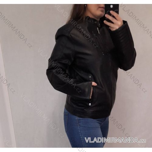 Oversized-Kunstlederjacke für Damen (m-3xl) VOPSE VOP22F8902