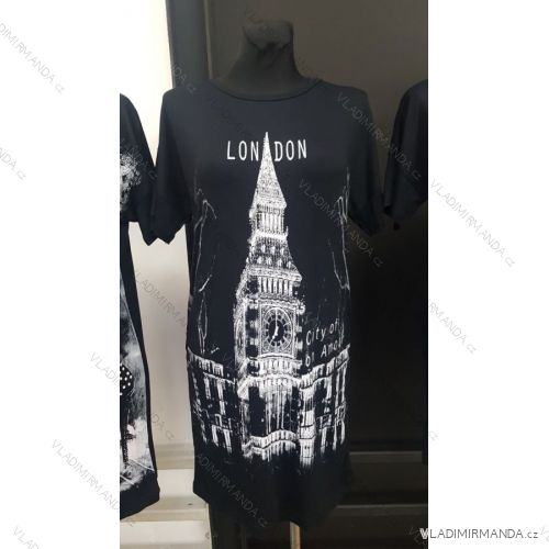 Tričko krátký rukáv dámské nadrozměr (2XL-4XL) TURECKÁ MÓDA TMWG22G12311