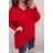 Pullover Oversize Langarm Damen (L / XL ONE SIZE) ITALIAN MODA IM721300 schwarz xl/2xl one size