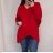 Pullover Oversize Langarm Damen (L / XL ONE SIZE) ITALIAN MODA IM721300 schwarz xl/2xl one size