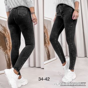 Rifle jeans dlouhé dámské (34-42) M.SARA MSR217244