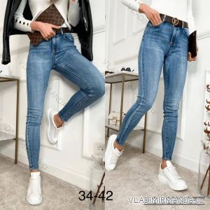 Rifle jeans dlouhé dámské (34-42) M.SARA MSR217244