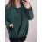 Tunika / Bluse Langarm Damen Oversized (3XL / 4XL ONE SIZE) ITALIAN FASHION IMWQ2191650