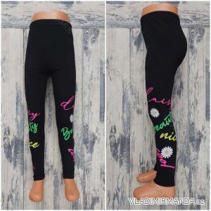 Lange Leggings mit Pailletten für Mädchen (140-164) TÜRKISCHE PRODUKTION TVB20012