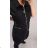 Denim Kurzarm Kleid Damen (s-xl) GOURD MA120GD6047-J 2XL schwarz