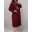 Langarmkleid mit Anhänger Damen Oversized (3XL / 4XL ONE SIZE) ITALIAN FASHION IMWQ2115022