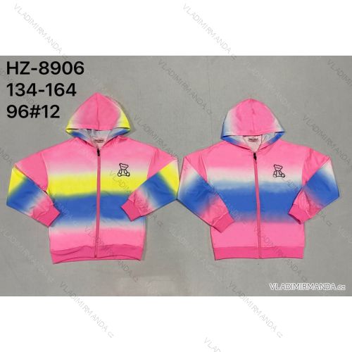 Kinder Hoodie für Mädchen (116-146) ACTIVE SPORT ACT218P-7493