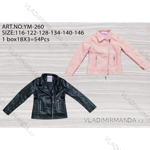 Jeansjacke warmes Teenie-Mädchen (134-164) ACTIVE SPORTS ACT218P-8129