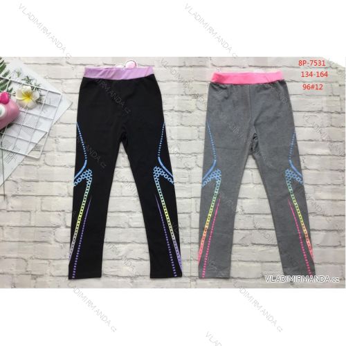 Leggings schwach lange Kinder Mädchen Mädchen (98-128) ACTIVE SPORT ACT21SC-8857