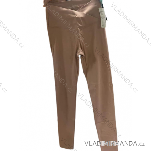 Lange Leggings DAMENLEDER (UNI S-M) ITALIENISCHE MODE IMM20FD3063