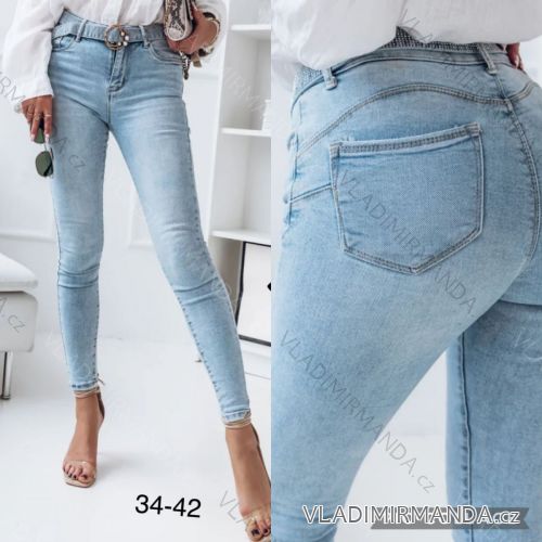 Rifle jeans dlouhé dámské (34-42) M.SARA MSR217244