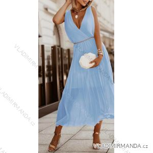 Ärmelloses Sommerkleid für Frauen (uni sm) ITALIAN FASHION IMD20550