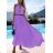 Langärmliges Sommerkleid für Damen (S / M ONE SIZE) ITALIAN FASHION IMD21551