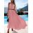 Langärmliges Sommerkleid für Damen (S / M ONE SIZE) ITALIAN FASHION IMD21551