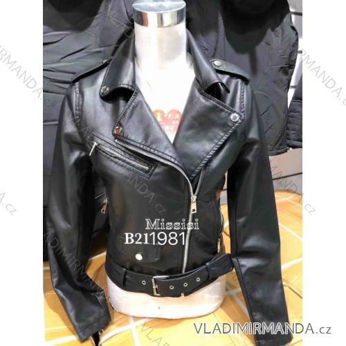 Damen Kunstlederjacke (S-2XL) MISS SISI PMWB22B211981