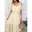 Sommer Kurzarm Sommerkleid (S / M ONE SIZE) ITALIENISCHE MODE IMWY21019