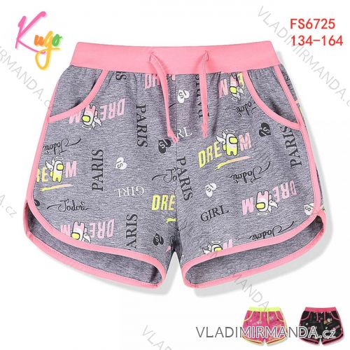 Kraťas Shorts mit Pailletten Baby Teenager Mädchen (98-128) KUGO K627