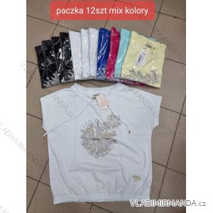 Tričko krátký rukáv dámské (S-XL) TURECKÁ MÓDA TMWG22G5325