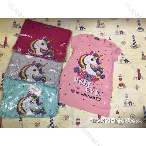 Kleid Kurzarm blinkendes Baby (2-8 Jahre) TÜRKISCHE PRODUKTION TVB21GIRL02