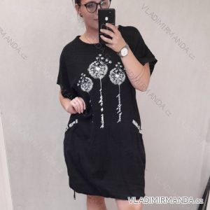 T-Shirt vayage Kurzarm Frauen (uni s / m) ITALIAN FASHIONIM420165 schwarz