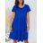 Kurzärmliges Sommerkleid aus Baumwolle für Damen (S / M / L / XL ONE SIZE) ITALIAN FASHION IMD22472