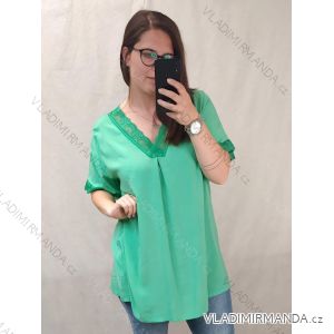 Tunika / Bluse Langarm Damen Oversized (3XL / 4XL ONE SIZE) ITALIAN FASHION IMWQ2191650