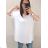 Tunika / Bluse Langarm Damen Oversized (3XL / 4XL ONE SIZE) ITALIAN FASHION IMWQ2191650 3xl / 4xl weiß