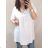 Tunika / Bluse Langarm Damen Oversized (3XL / 4XL ONE SIZE) ITALIAN FASHION IMWQ2191650 3xl / 4xl weiß