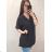 Tunika / Bluse Langarm Damen Oversized (3XL / 4XL ONE SIZE) ITALIAN FASHION IMWQ2191650 3xl / 4xl weiß