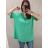 Tunika / Bluse Langarm Damen Oversized (3XL / 4XL ONE SIZE) ITALIAN FASHION IMWQ2191650 3xl / 4xl weiß