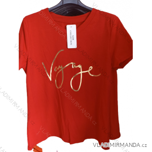 T-Shirt Kurzarm Damen (L / XL ONE SIZE) ITALIAN FASHION IMH22173