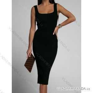 Kleid mit 3/4 Ärmeltasche für Damen (uni sl) ITALIAN Fashion IM3181746