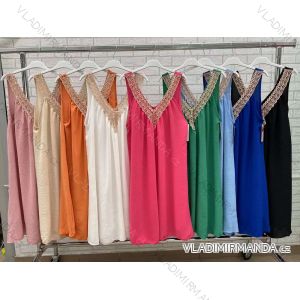 Trägerloses Sommerkleid aus Spitze für Damen (S / M ONE SIZE) ITALIAN FASHION IMWOP22OP0289