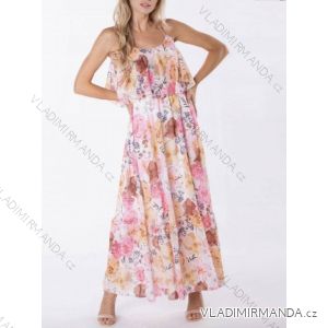 Sommerchiffon-Sommerkleid Carmen (S / M ONE SIZE) ITALIAN FASHION IMWA222561