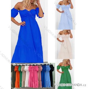 Langes Sommerkleid für Damen Carmen (S / M ONE SIZE) ITALIAN FASHION IMWOP22OP0367