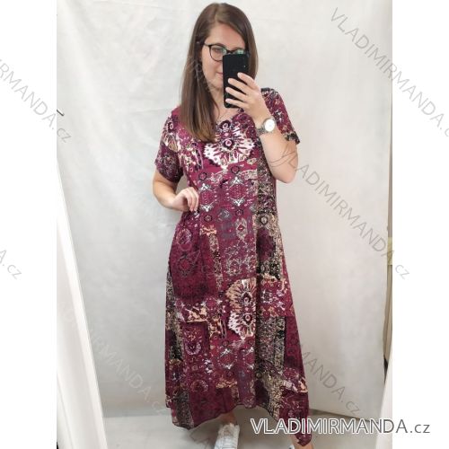 Kurzarmkleid Frauen (2XL-5XL) TURKISH FASHION TML20016