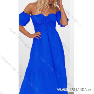 Langes Carmen-Sommerkleid für Damen (Einheitsgröße S/M) ITALIAN FASHION IMWOP22OP0526