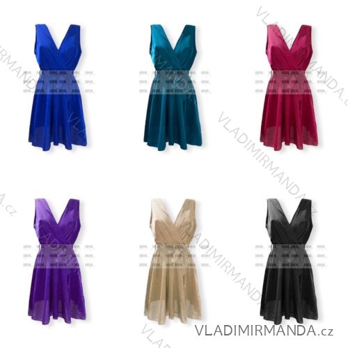 Elegantes, ärmelloses Sommerkleid für Damen (Einheitsgröße S/M) ITALIAN FASHION IMPHD228094