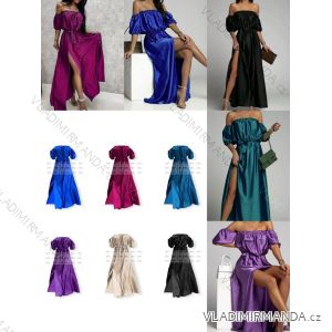 Langes Carmen-Sommerkleid für Damen (Einheitsgröße S/M) ITALIAN FASHION IMPHD2275253