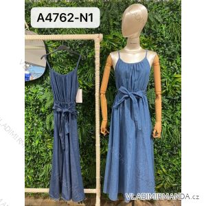 Trägerloses Denim-Sommerkleid für Damen (Einheitsgröße S/M) ITALIAN FASHION IMPBR22A4762-N1