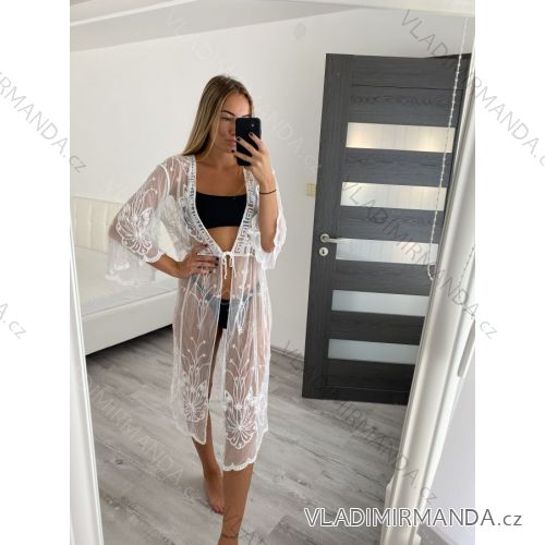 Kleid mit Knöpfen und geknöpften Damen (uni s-m) ITALIAN FASHION IM2203948