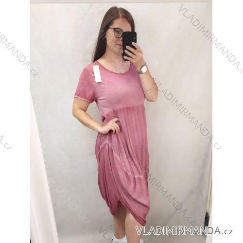 Sommer Damenkleider Übergroß (uni xl-3xl) ITALIENISCHE Mode IM7171053