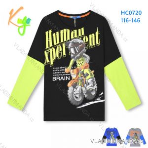 Sweater T-Shirt 3D Illustration Langarm Kinder Teen Boys (116-146) KUGO S3139