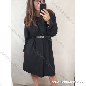 Kleid mit 3/4 Ärmeltasche für Damen (uni sl) ITALIAN Fashion IM3181746