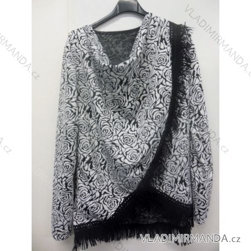 Strickjacke Damen (Einheitsgröße) ITALIAN Fashion IM0038
