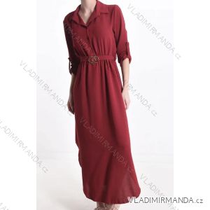 Kurzärmliges Sommer-Hemdkleid für Damen mit Gürtel (Einheitsgröße S/M/L) ITALIAN FASHION IMC22502