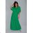 Sommer Kurzarm Sommerkleid (S / M ONE SIZE) ITALIENISCHE MODE IMWY21019 2XL/3XL dunkelrosa